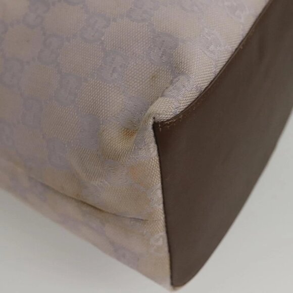 GUCCI GG Canvas Hand Bag Purple Gold 92708 - Picture 10 of 15